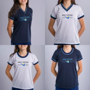 São Lucas - Fundamental/Médio - Feminino - Diária - Camisa Baby Look