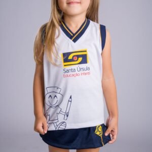 Santa Úrsula - Infantil - Feminino - Diária - Short Saia